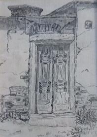 11th Annual Exhibit Old Wooden Door