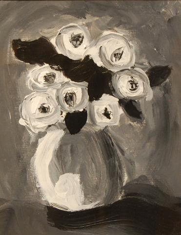 5th Exhibit Roses in Black & White