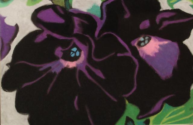 4th Annual Exhibit Purple Flowers