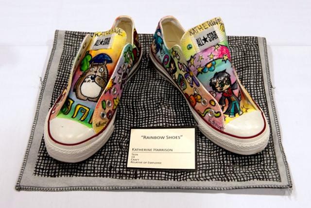 3rd Annual Exhibit Rainbow Shoes