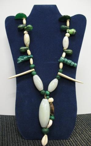 14th Annual Exhibit Mother Africa Beaded Necklace