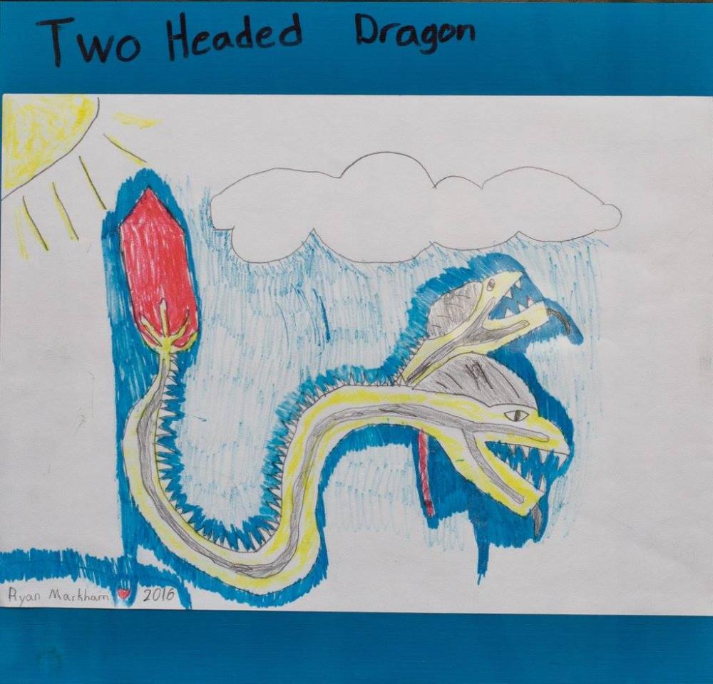 1st Annual Exhibit Two Headed Dragon