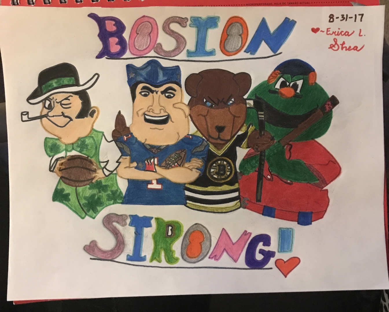 Boston Strong Mascots