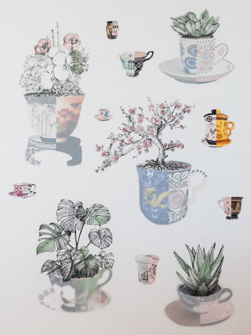 Teacups with Plants